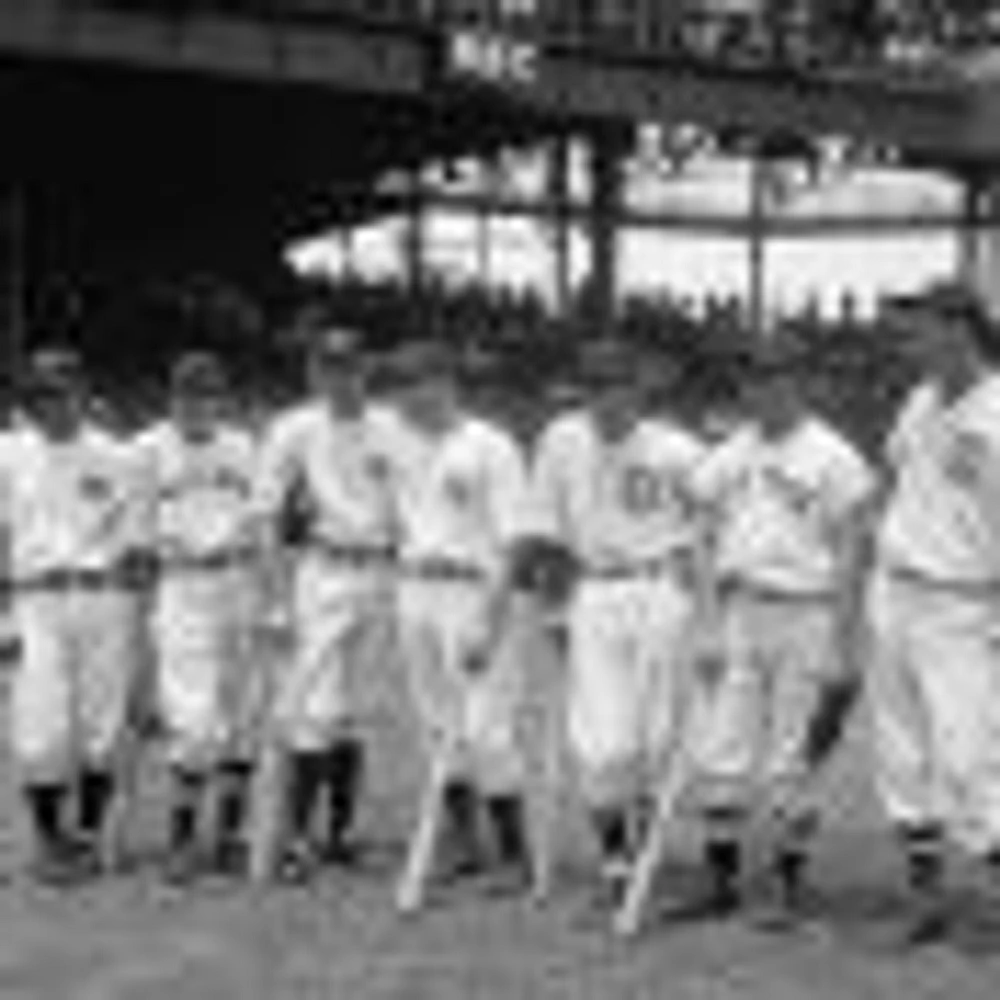 1937 Baseball All-Stars Wallpaper Mural