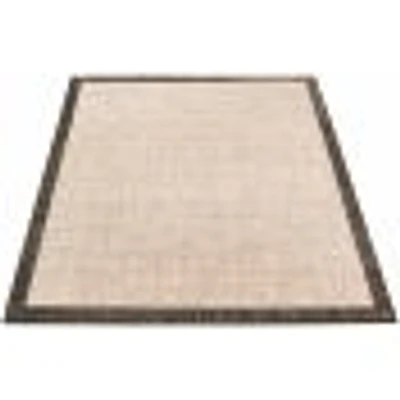 Rattan Look Classic Silver-Black Rug