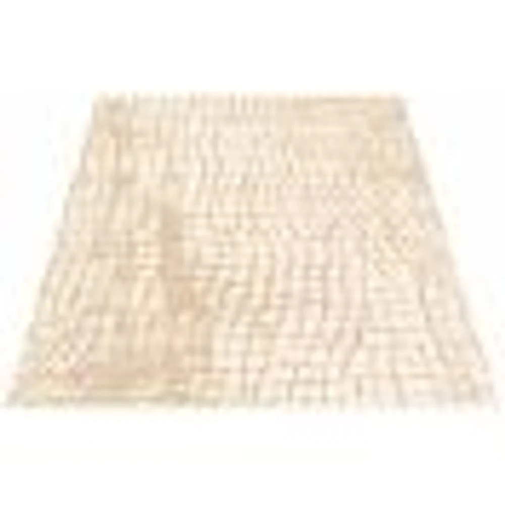 Tapis Rattan Safari Beige-Champagne