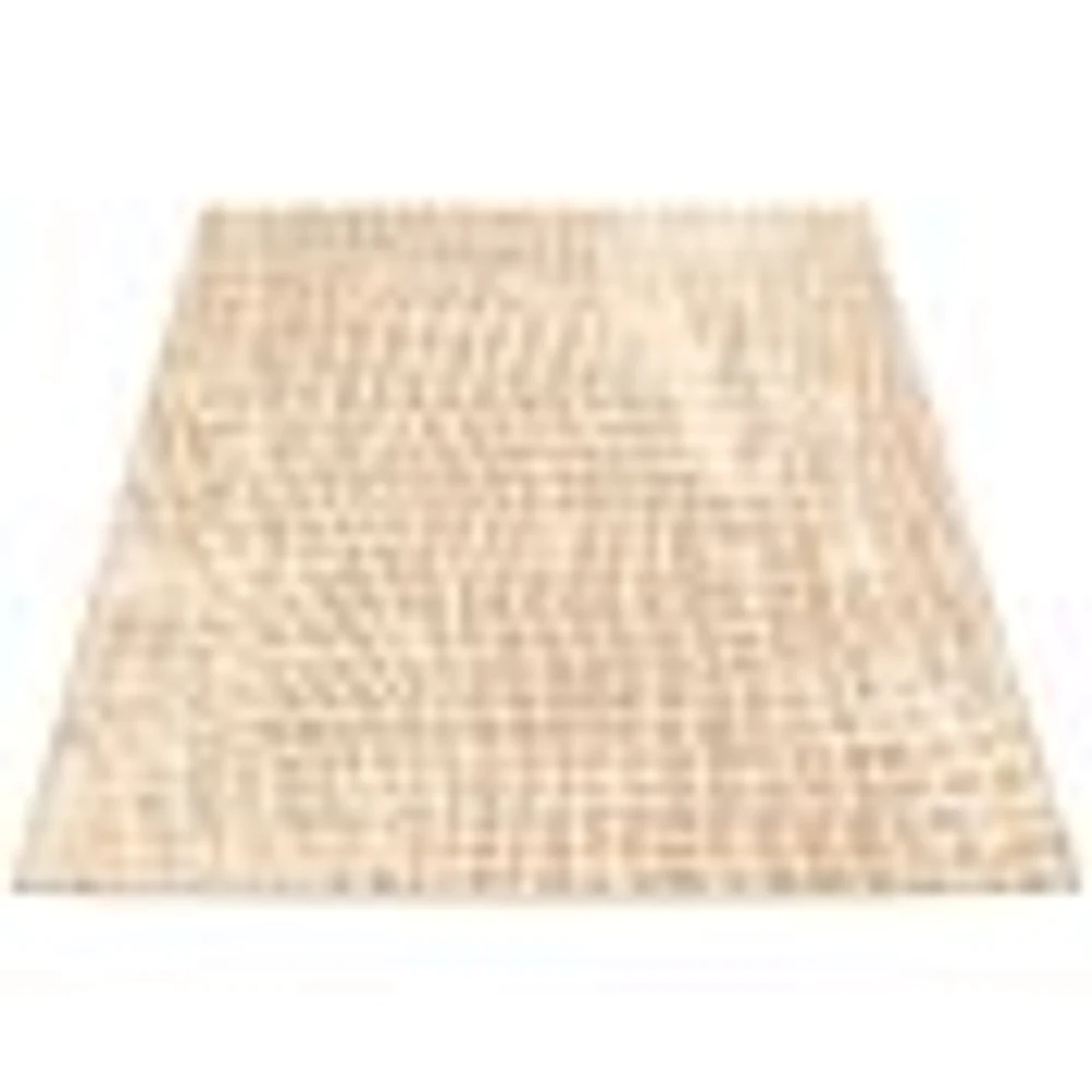 Rattan Look Safari Taupe-Champagne Rug