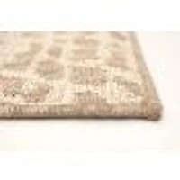 Rattan Look Safari Taupe-Champagne Rug