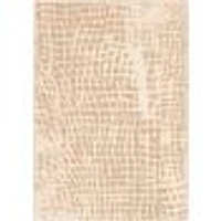 Rattan Look Safari Taupe-Champagne Rug