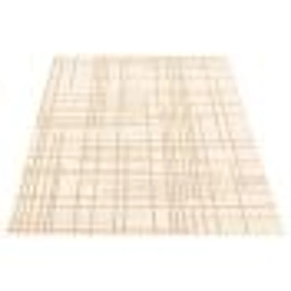 Rattan Look Burburry Champagne-Taupe Rug