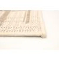 Rattan Look Burburry Champagne-Taupe Rug