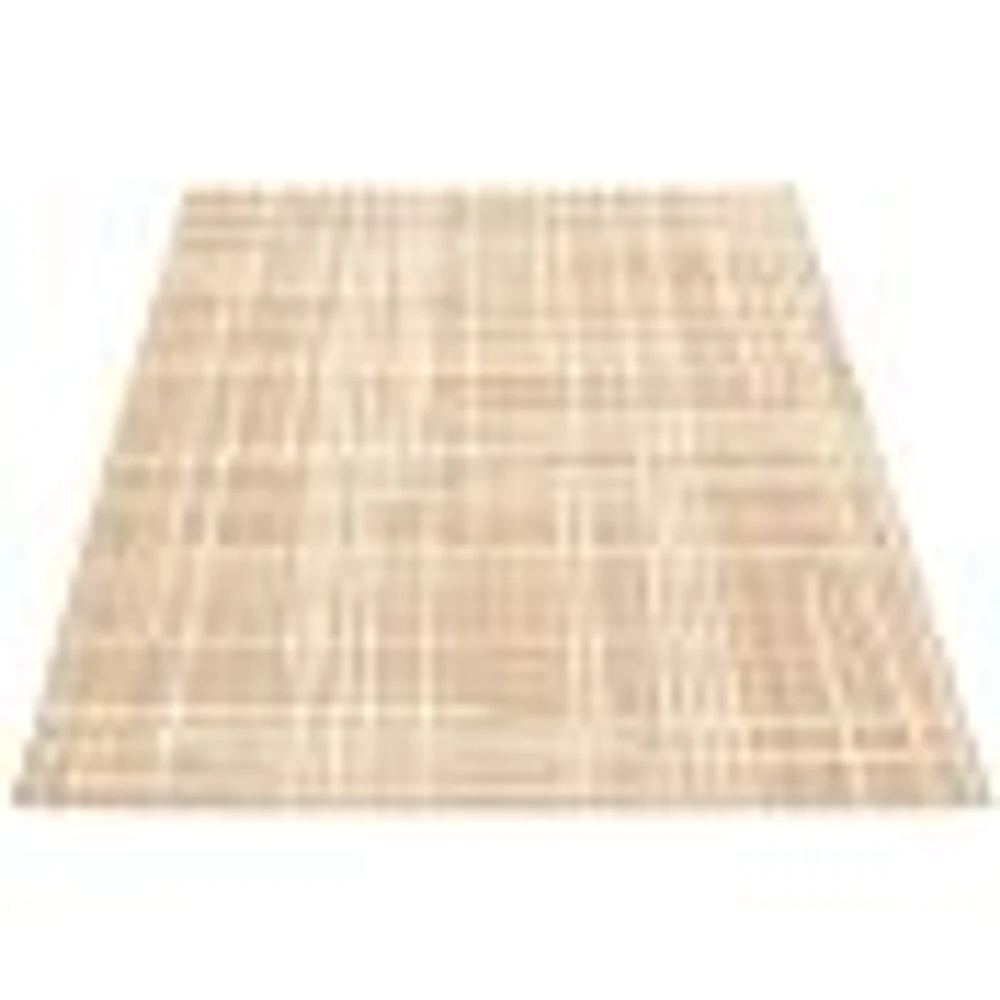 Tapis Rattan Burburry Beige-Champagne