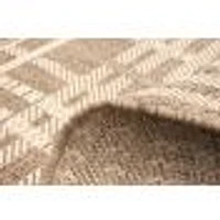 Tapis Rattan Burburry Beige-Champagne