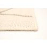 Tapis Rattan Abstract Beige-Champagne