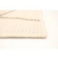 Rattan Look Abstract Champagne-Taupe Rug