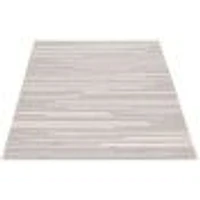 Tapis Linear Argent-crème