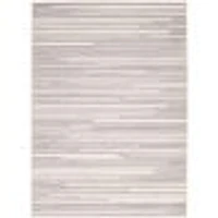 Tapis Linear Argent-crème