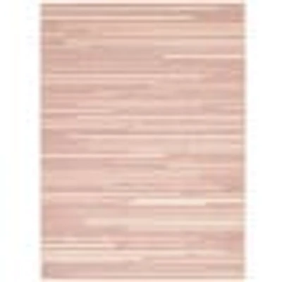 Linear Pink-Cream Rug