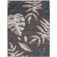 Feuilles Anthracite- Rug