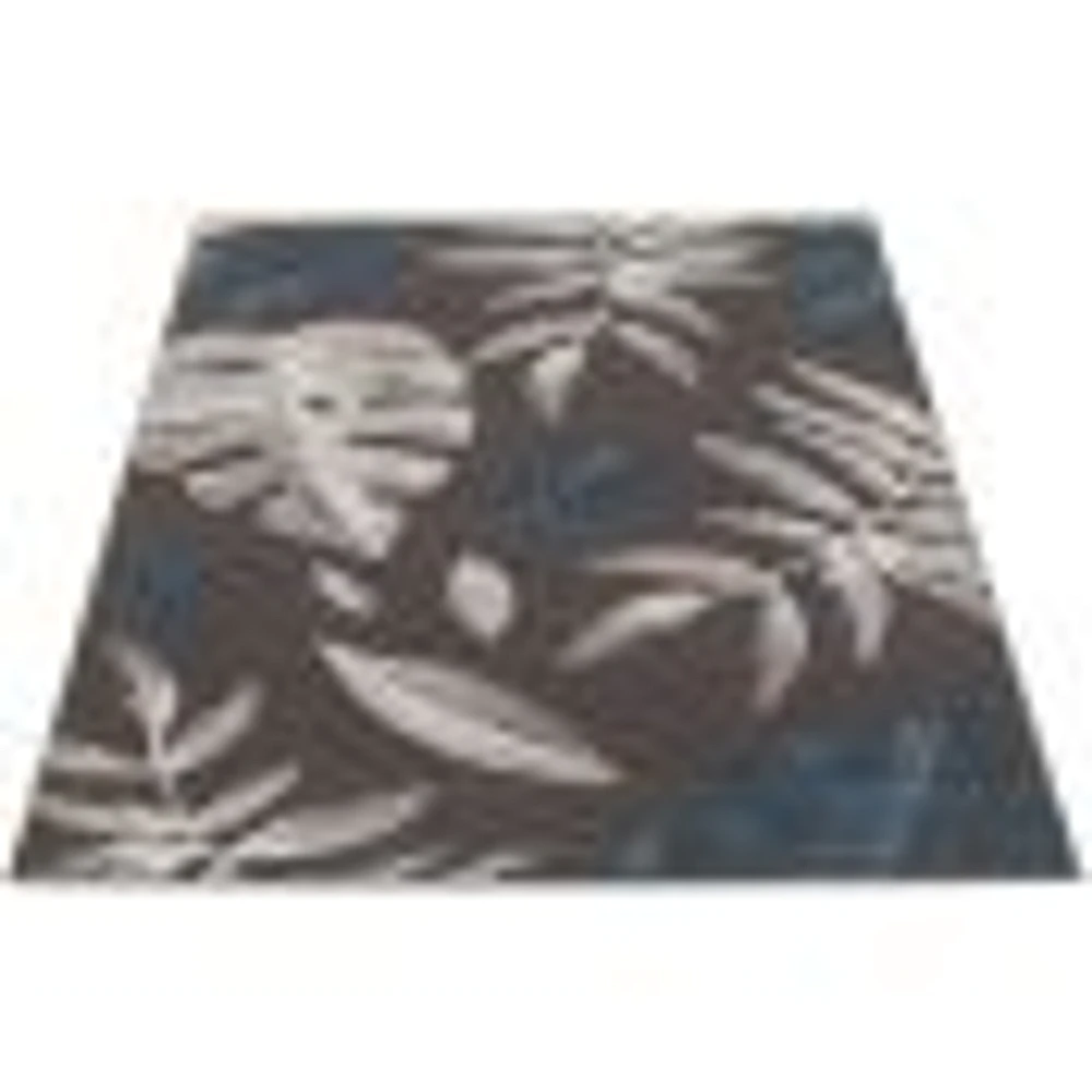 Feuilles Anthracite- Rug