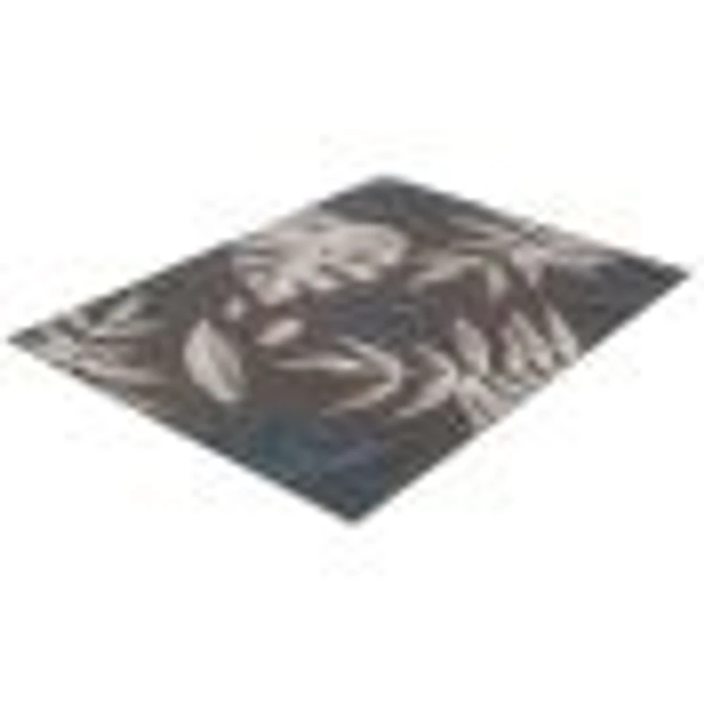 Feuilles Anthracite- Rug