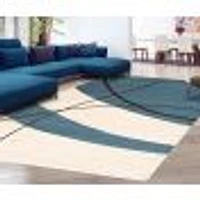 Convex Blue Rug