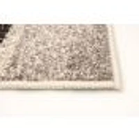 Modern Gabbeh Ivory/Blue Rug