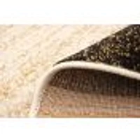Modern Gabbeh Ivory/Brown Rug