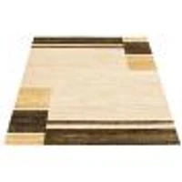 Tapis Modern Gabbeh ivoire/Brun