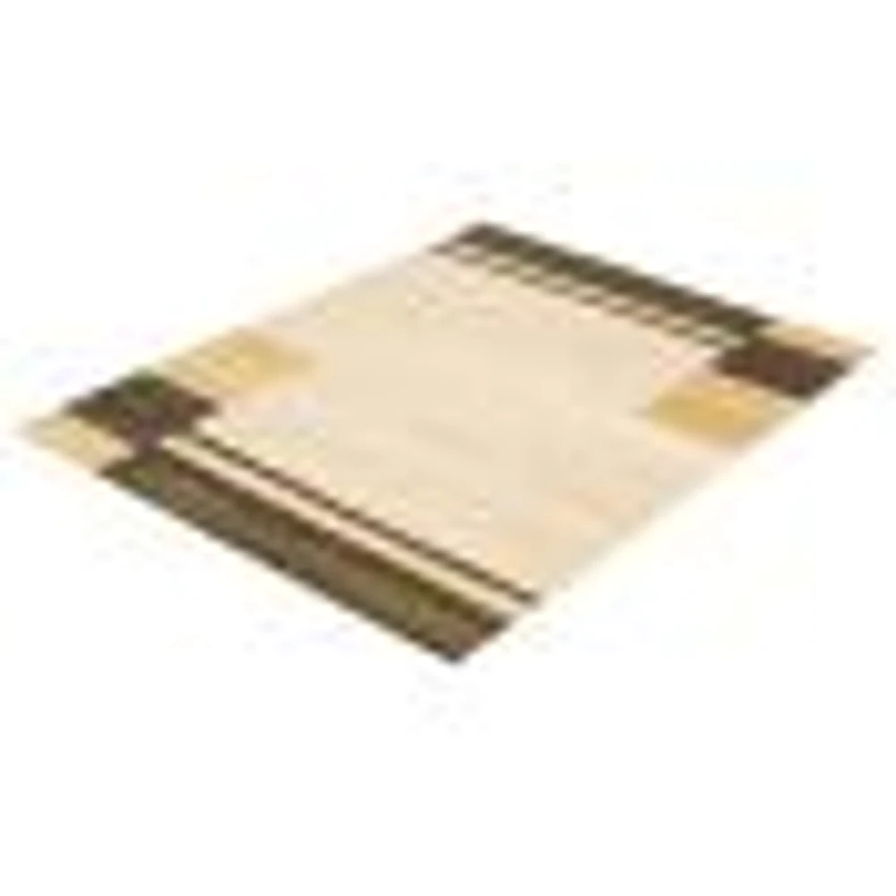 Tapis Modern Gabbeh ivoire/Brun