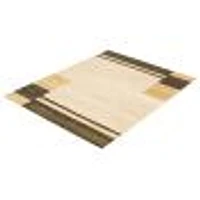 Tapis Modern Gabbeh ivoire/Brun