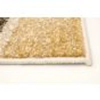 Tapis Modern Gabbeh ivoire/Brun