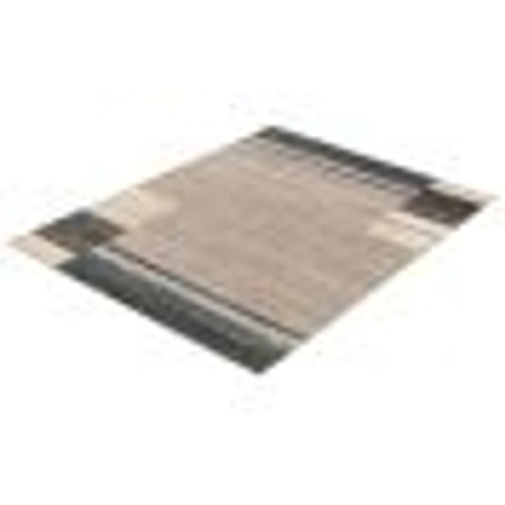 Tapis Modern Gabbeh gris/bleu