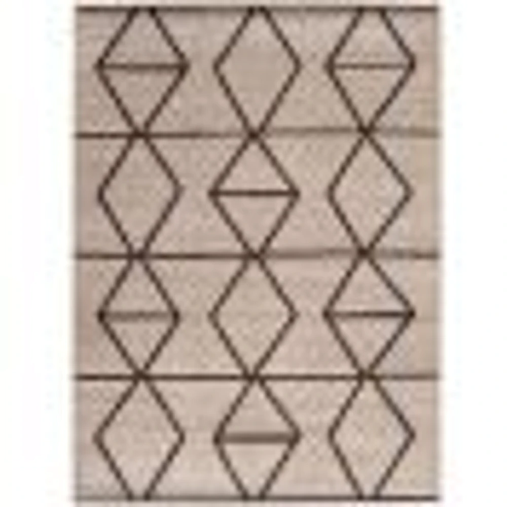 Tapis Jianna gris/Brun