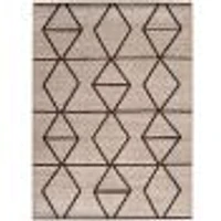 Tapis Jianna gris/Brun