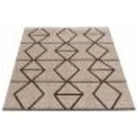 Tapis Jianna gris/Brun