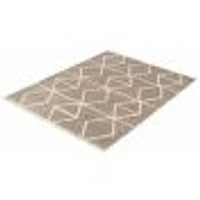 Tapis Jianna gris/ivoire