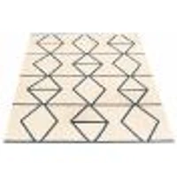 Jianna Ivory/Blue Rug