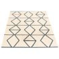 Jianna Ivory/Blue Rug