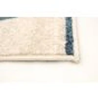 Jianna Ivory/Blue Rug