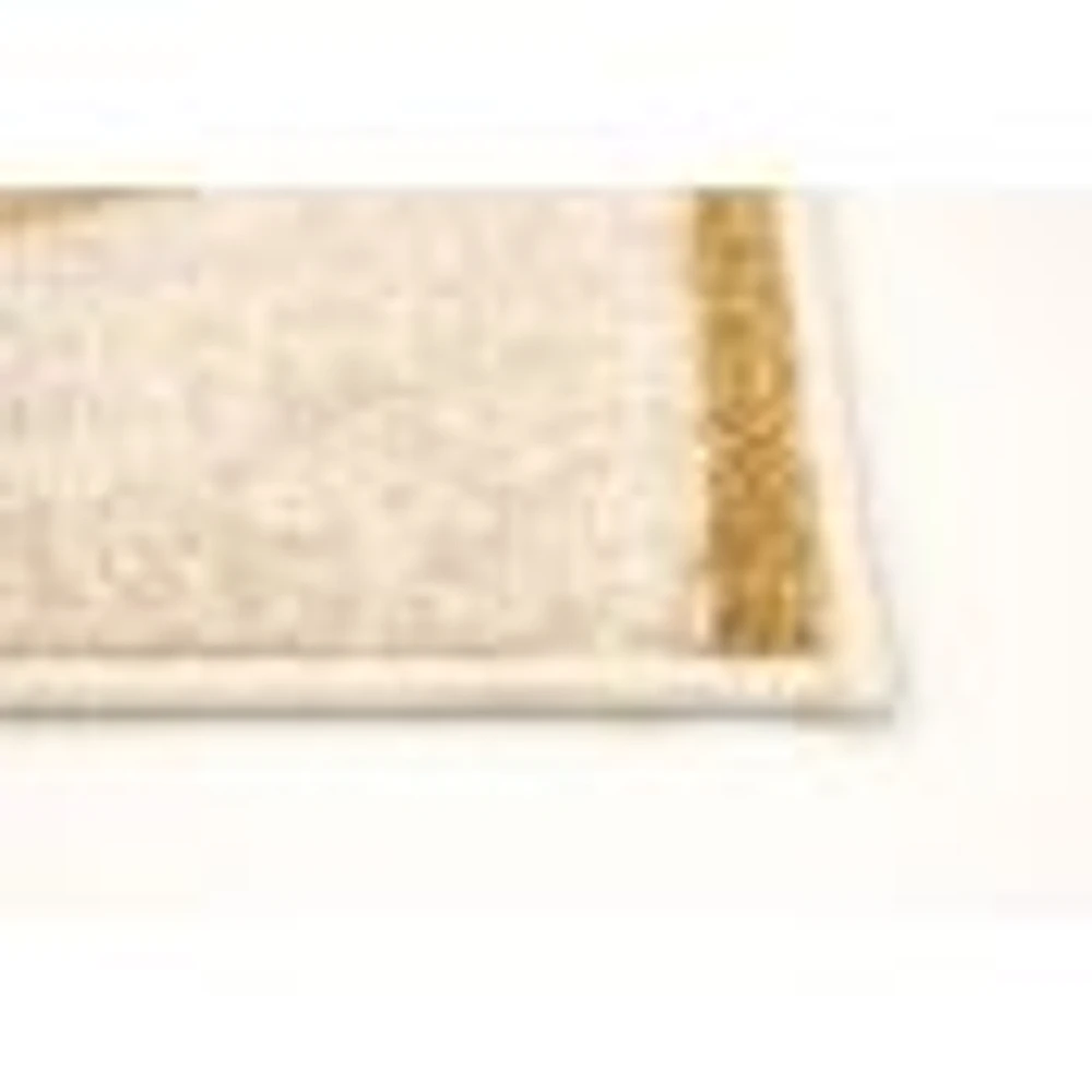 Tapis Jianna ivoire/Or