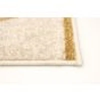 Tapis Jianna ivoire/Or