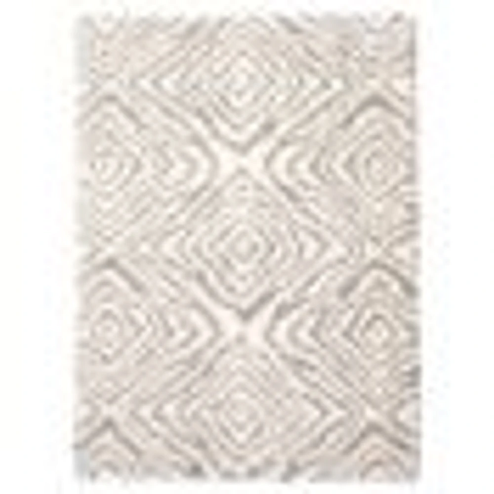 Agadir Abstract Contemporary Shag Rug