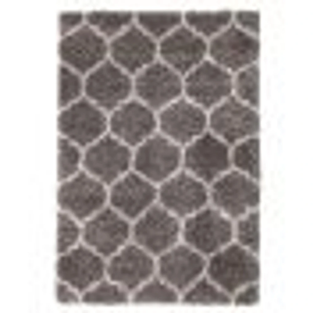 Trellis Dark Grey Shag