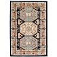 Tapis Shiraz bleu foncé, clair