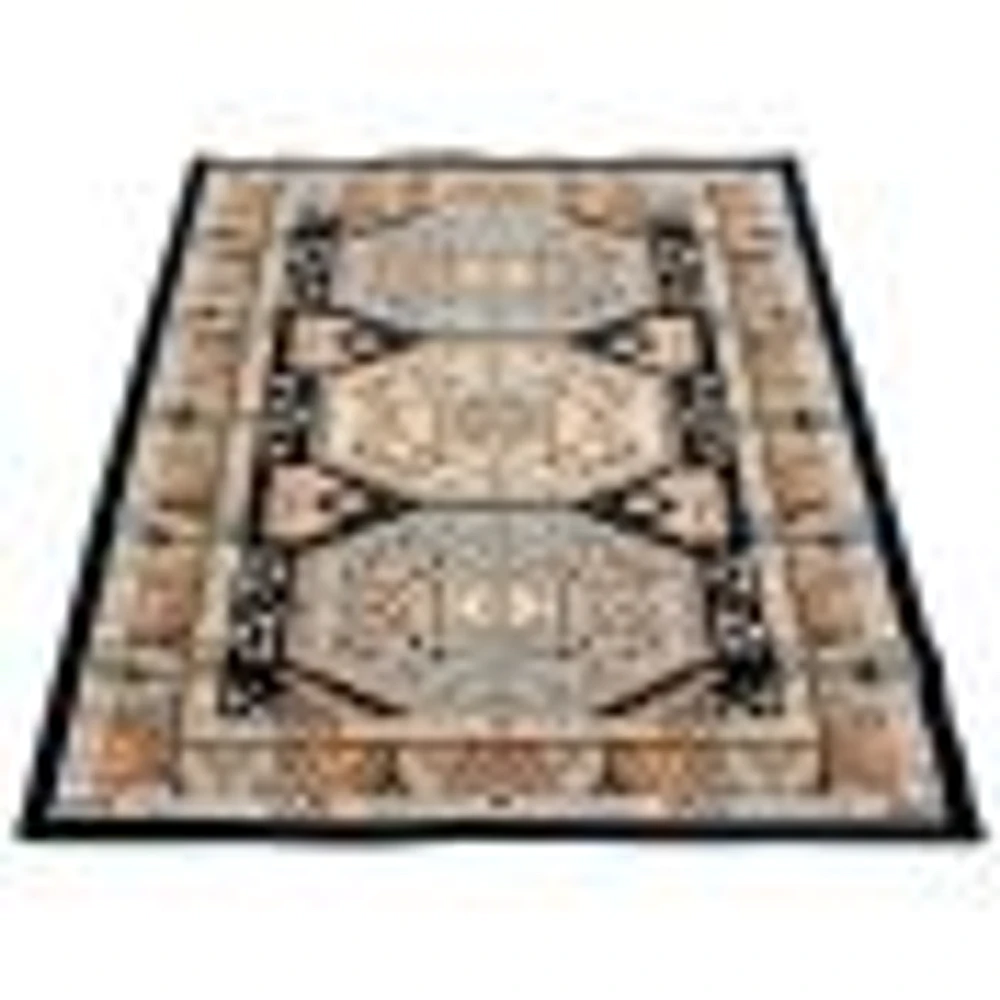 Shiraz Dark Navy, Light Blue Rug