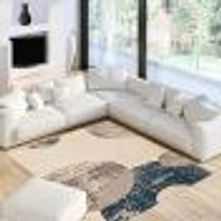 Aria Ivory/Blue Rug