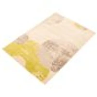 Tapis Aria ivoire/vert