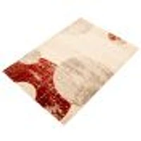 Aria Ivory/Red Rug