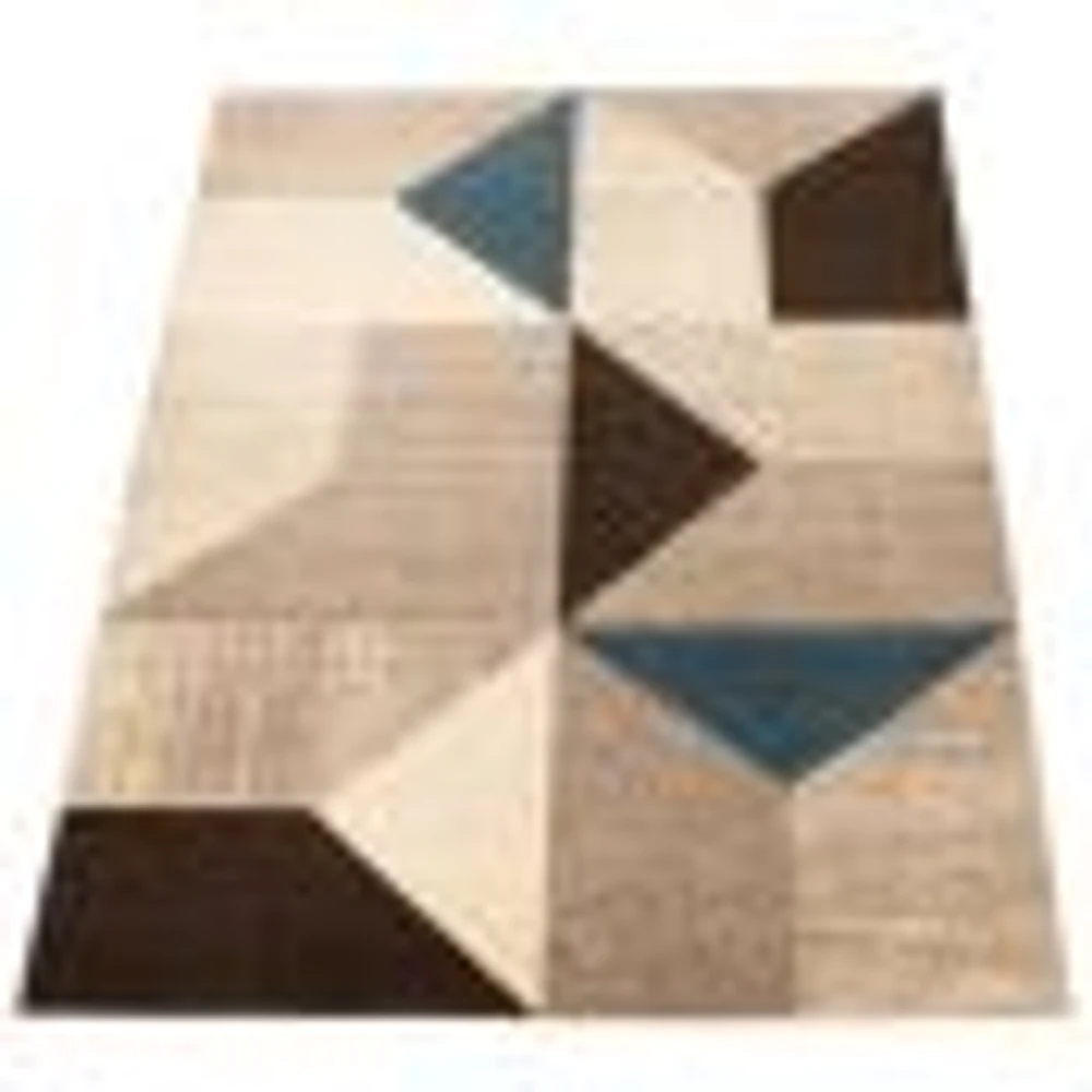 Tapis Luxor gris/bleu