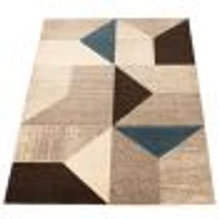 Tapis Luxor gris/bleu