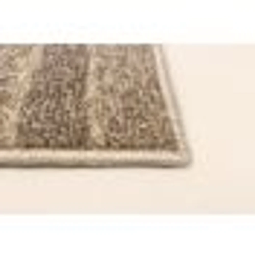 Tapis Mandalay ivoire/gris