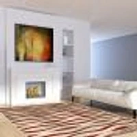 Mandalay Ivory/Red Rug