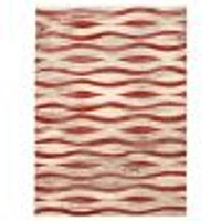Mandalay Ivory/Red Rug
