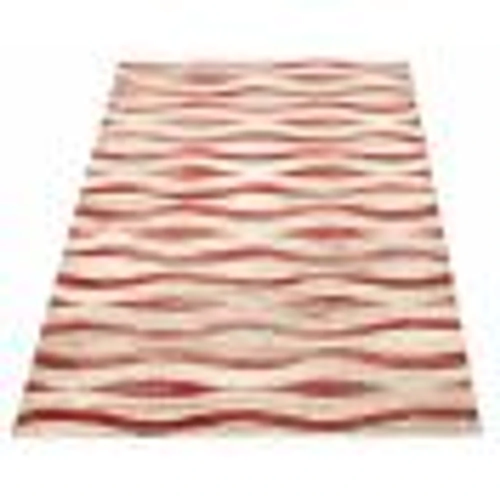 Tapis Mandalay ivoire/rouge