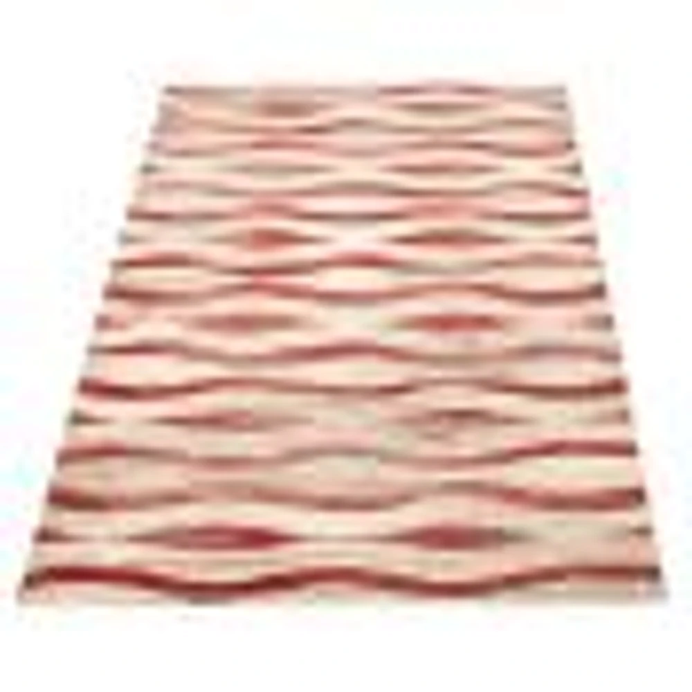 Tapis Mandalay ivoire/rouge