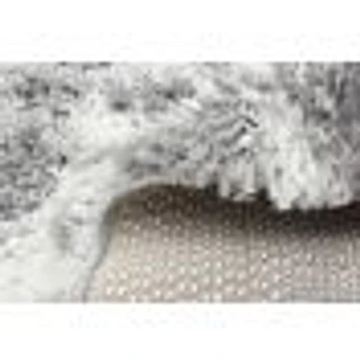 Tapis à poils longs Selene Urban Cream, gris foncé